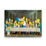The Simpsons - Horizontal Glass Art