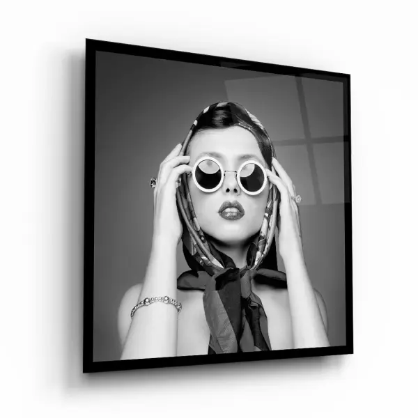 Mystery - Square Glass Art