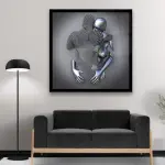 Poison Ivy - Square Glass Art