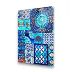 Ceramic Stones - Rectangle Glass Art