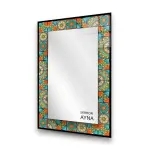Tile Patterned Glass Mirror Bodrum  - Rectangle 2