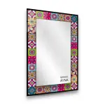 Tile Patterned Glass Mirror Kusadasi - Rectangle 5