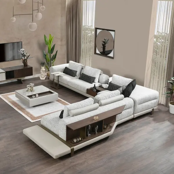 Zeta Sectional Sofa Set (Corner +  Armchair)