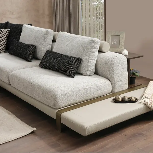 Zeta Sectional Sofa Set (Corner +  Armchair)