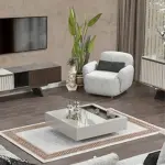 Zeta Sectional Sofa Set (Corner +  Armchair)