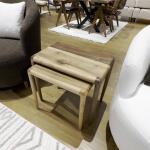 Walnut Oslo 2-Piece Nesting Table
