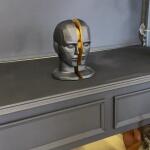 Ferozzi Abstract Brain Male Sculpture 12.2” - Statues (Handmade)