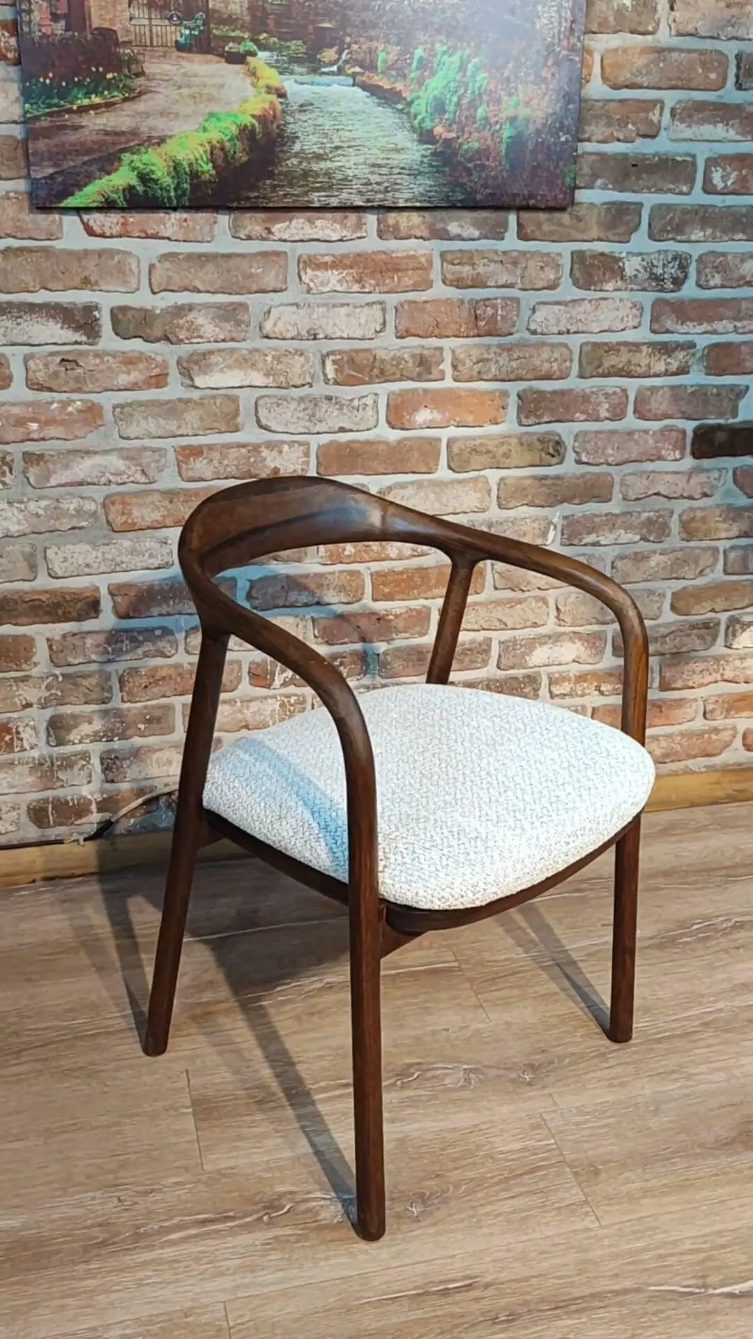 Walnut Oslo Chair Brown