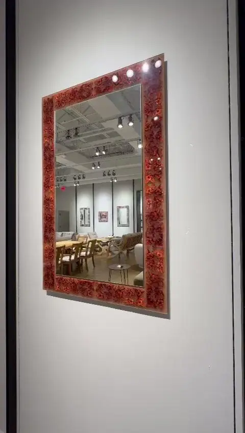 Tile Patterned Glass Mirror  Kurgan - Rectangle 6