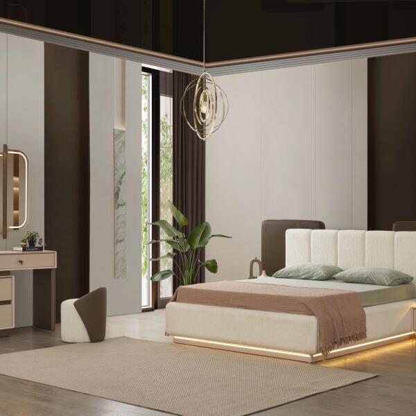 Riva Base and Headboard (With Nightstands)