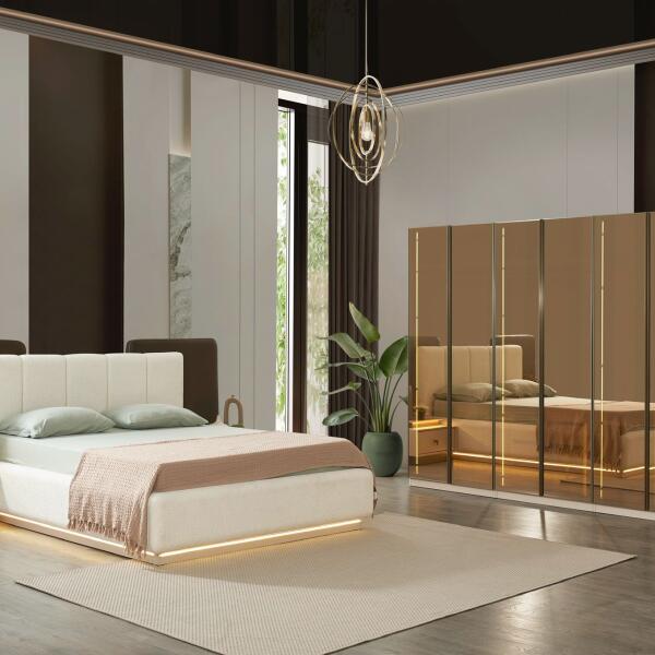 Riva Base and Headboard (With Nightstands)