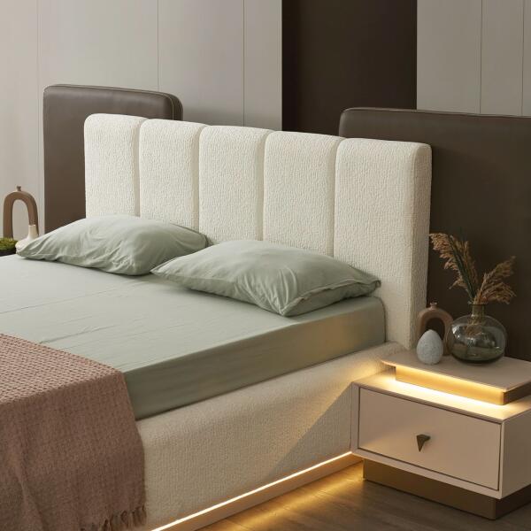 Riva Base and Headboard (With Nightstands)