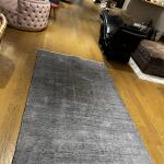 Shadowline Rug – Handmade Charcoal Grey Minimal Carpet