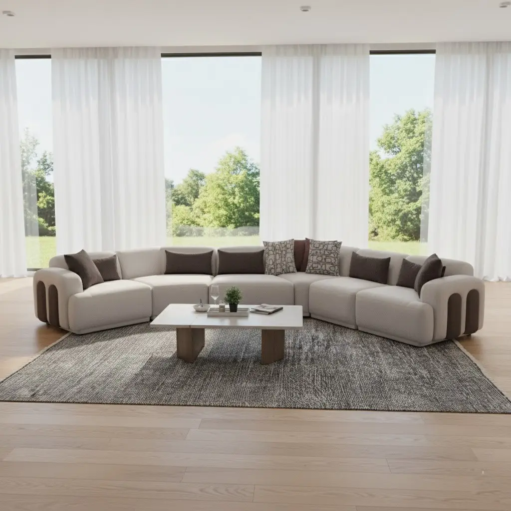 Shadowline Rug – Handmade Charcoal Grey Minimal Carpet