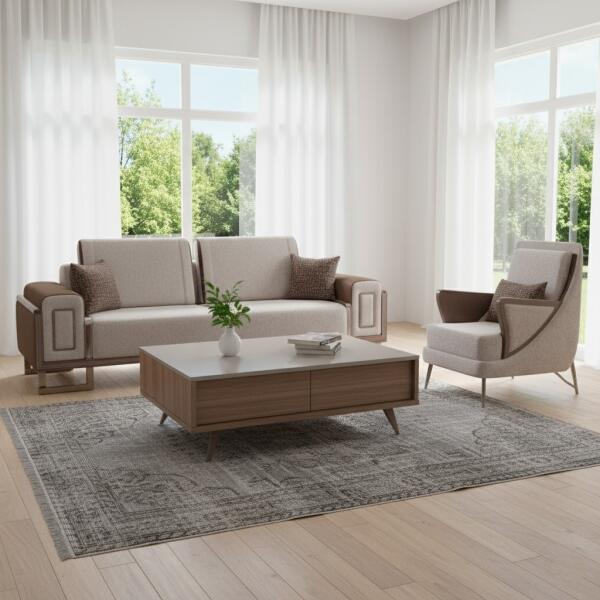 Silver Haze – Distressed Gray Area Rug