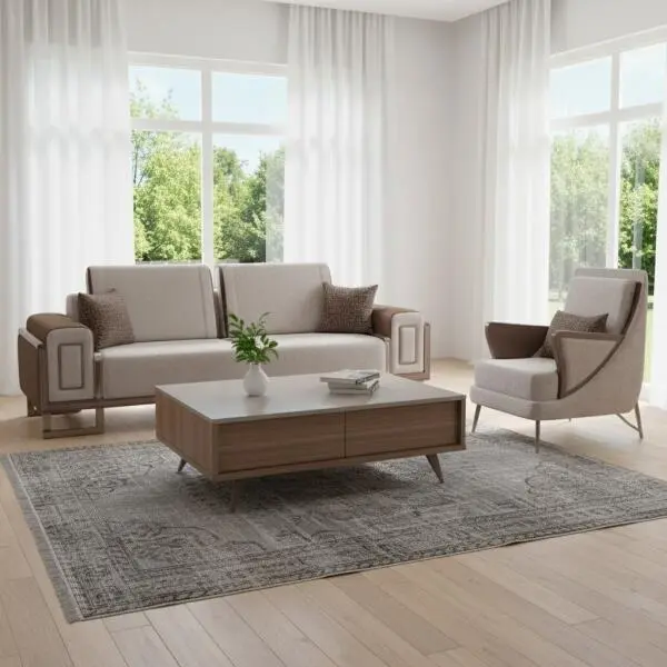 Silver Haze – Distressed Gray Area Rug