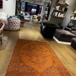 Terracotta Muse Rug – Handmade Burnt Orange Vintage Carpet