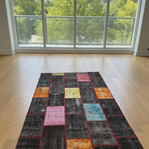 Urban Ember – Modern Patchwork Area Rug