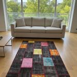 Urban Ember – Modern Patchwork Area Rug