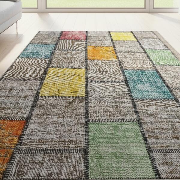 Urban Mosaic Patchwork Rug