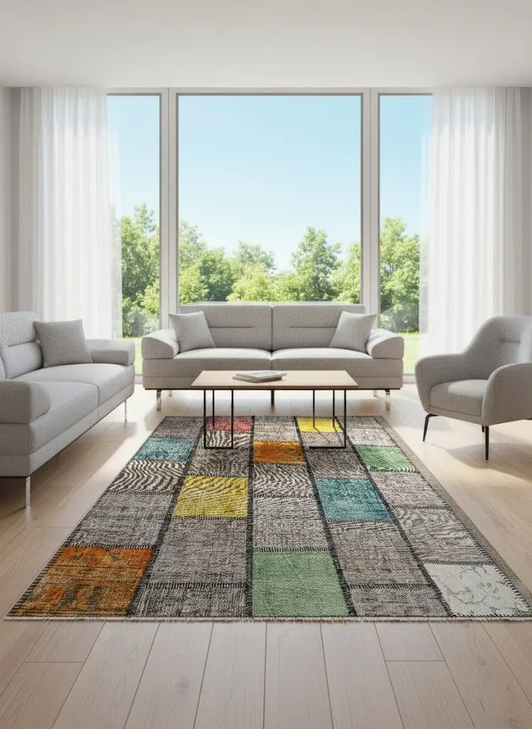 Urban Mosaic Patchwork Rug