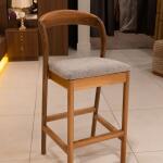 Walnut Oslo Bar Chair