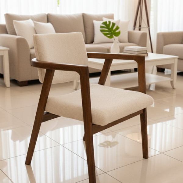 Walnut Shirted Chair