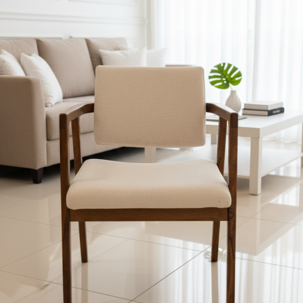 Walnut Shirted Chair