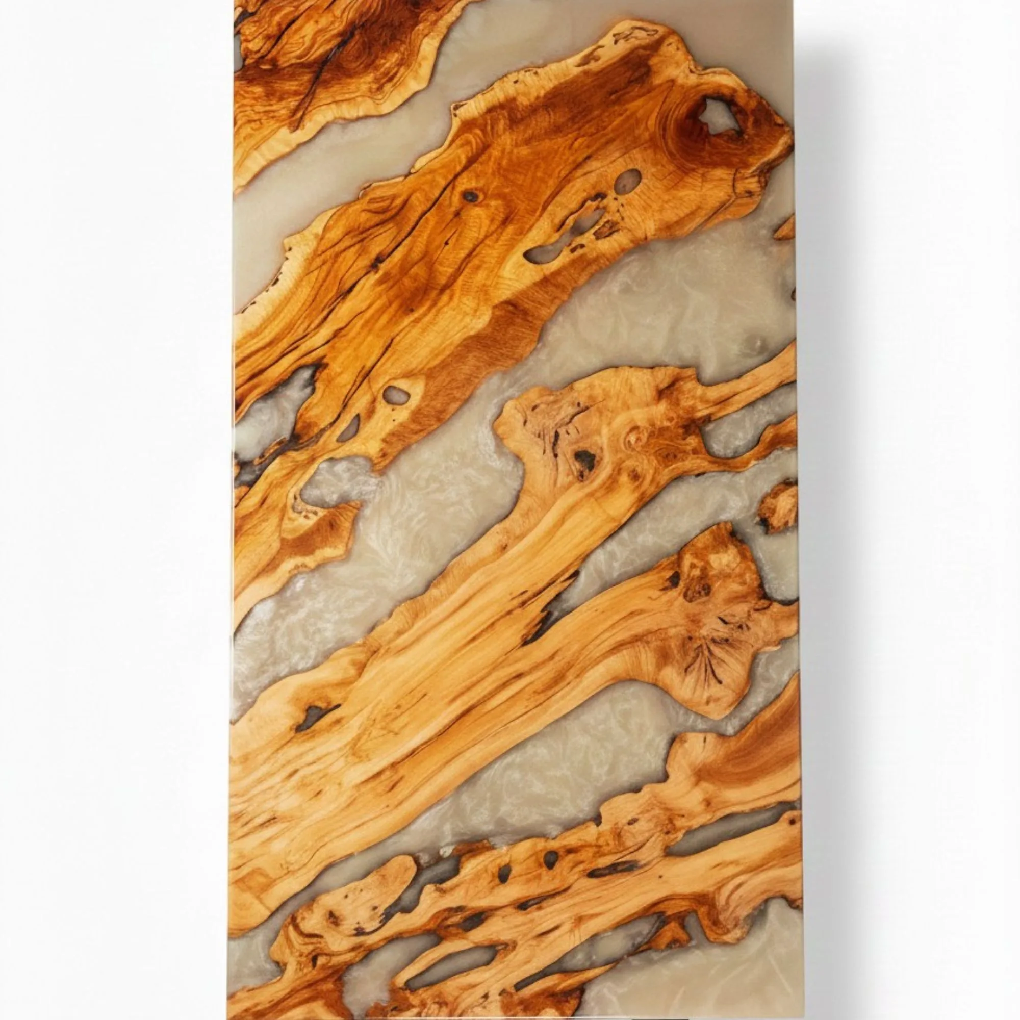 Amber Flow Epoxy Table – epoxy table detail view 2 | Ferozzi