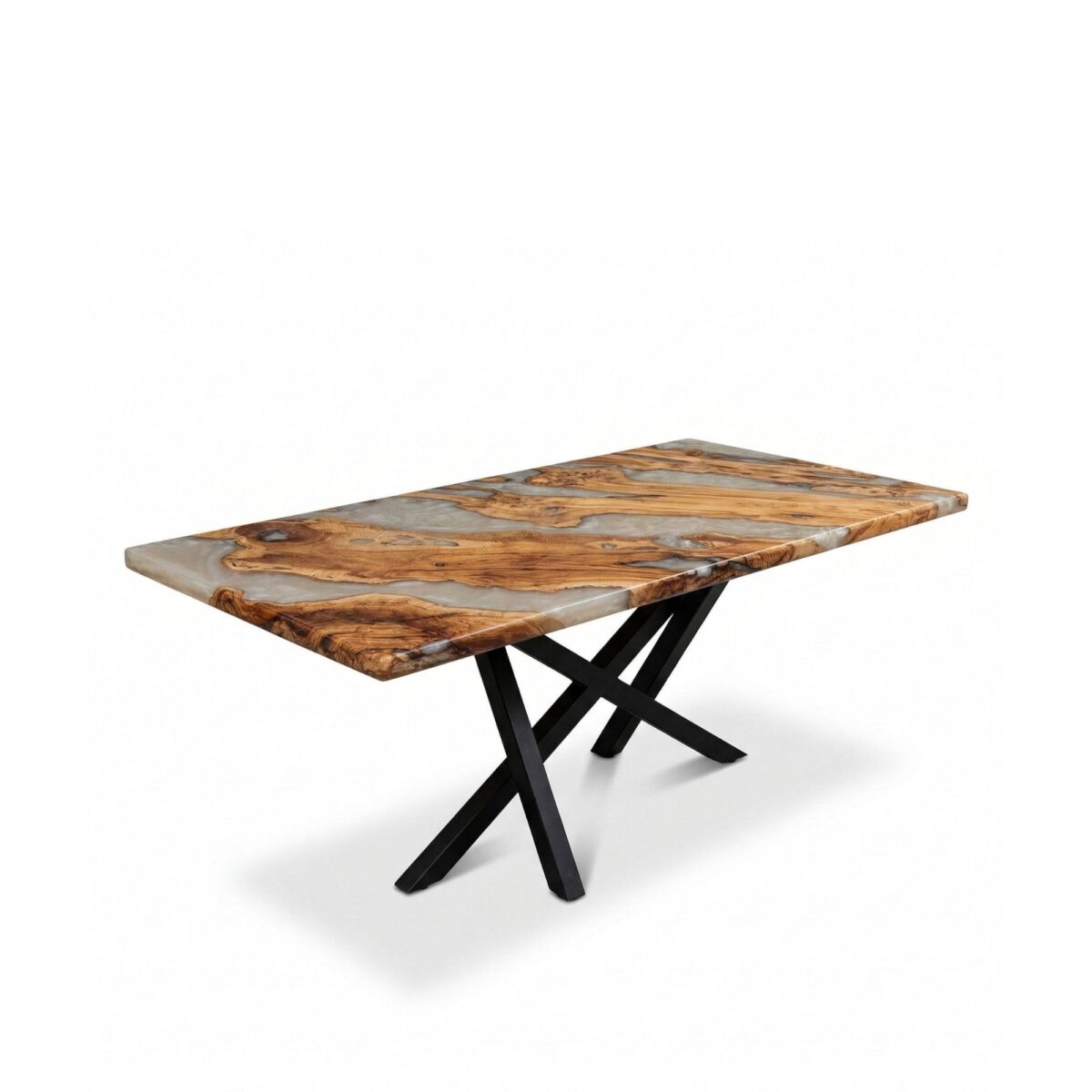 Amber Flow Epoxy Table – modern epoxy table | Ferozzi furniture store, Atlanta & Alpharetta
