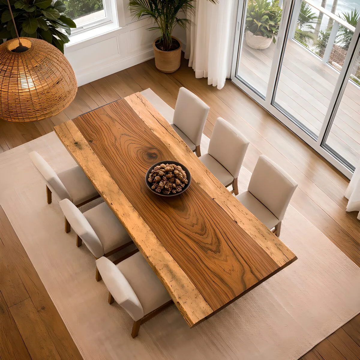 Artisan Flow Mulberry Epoxy Table – epoxy table detail view 7 | Ferozzi