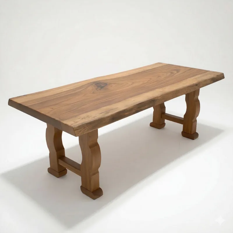 Artisan Flow Mulberry Epoxy Table