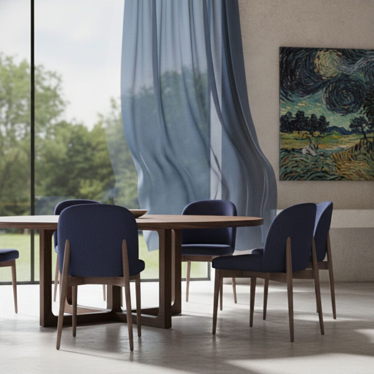 Atlanta Modern Dining Chair – chair detail view 6 | Ferozzi