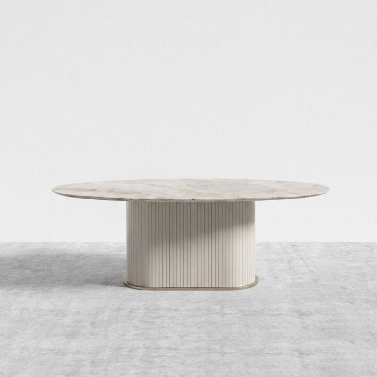 Blush Ellipse Dining Table – modern dining table | Ferozzi furniture store, Atlanta & Alpharetta