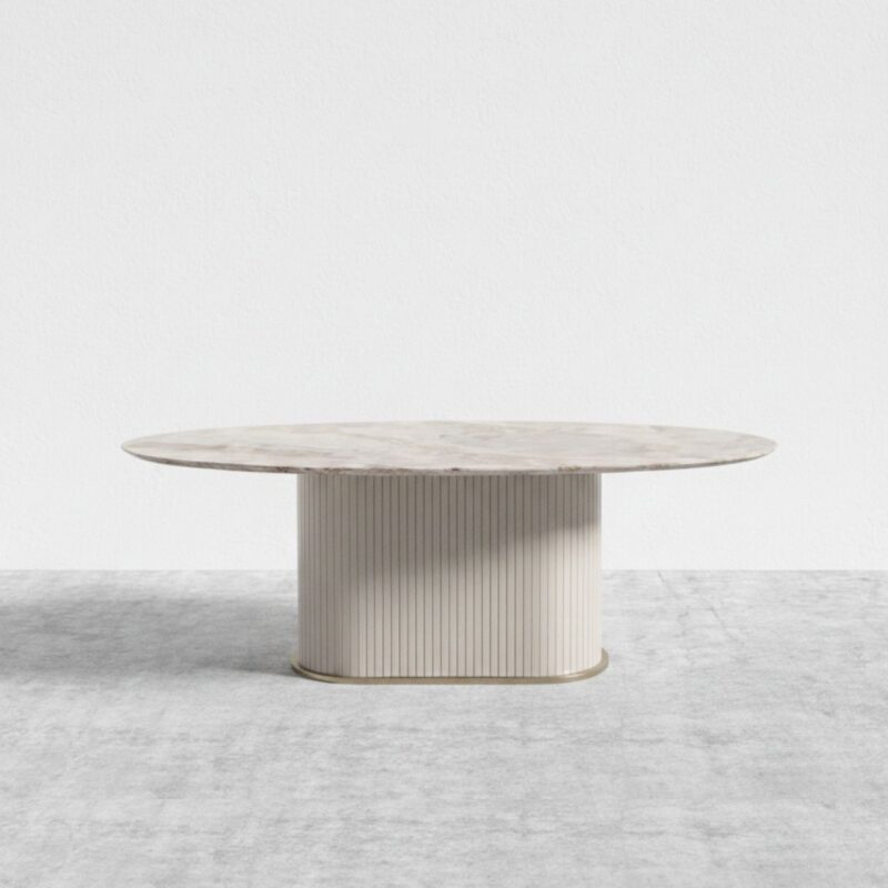 Blush Ellipse Dining Table