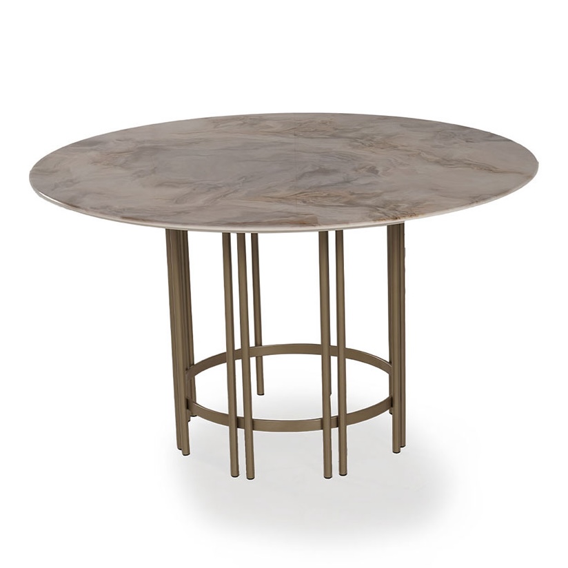 Blush Round Dining Table – dining table detail view 7 | Ferozzi