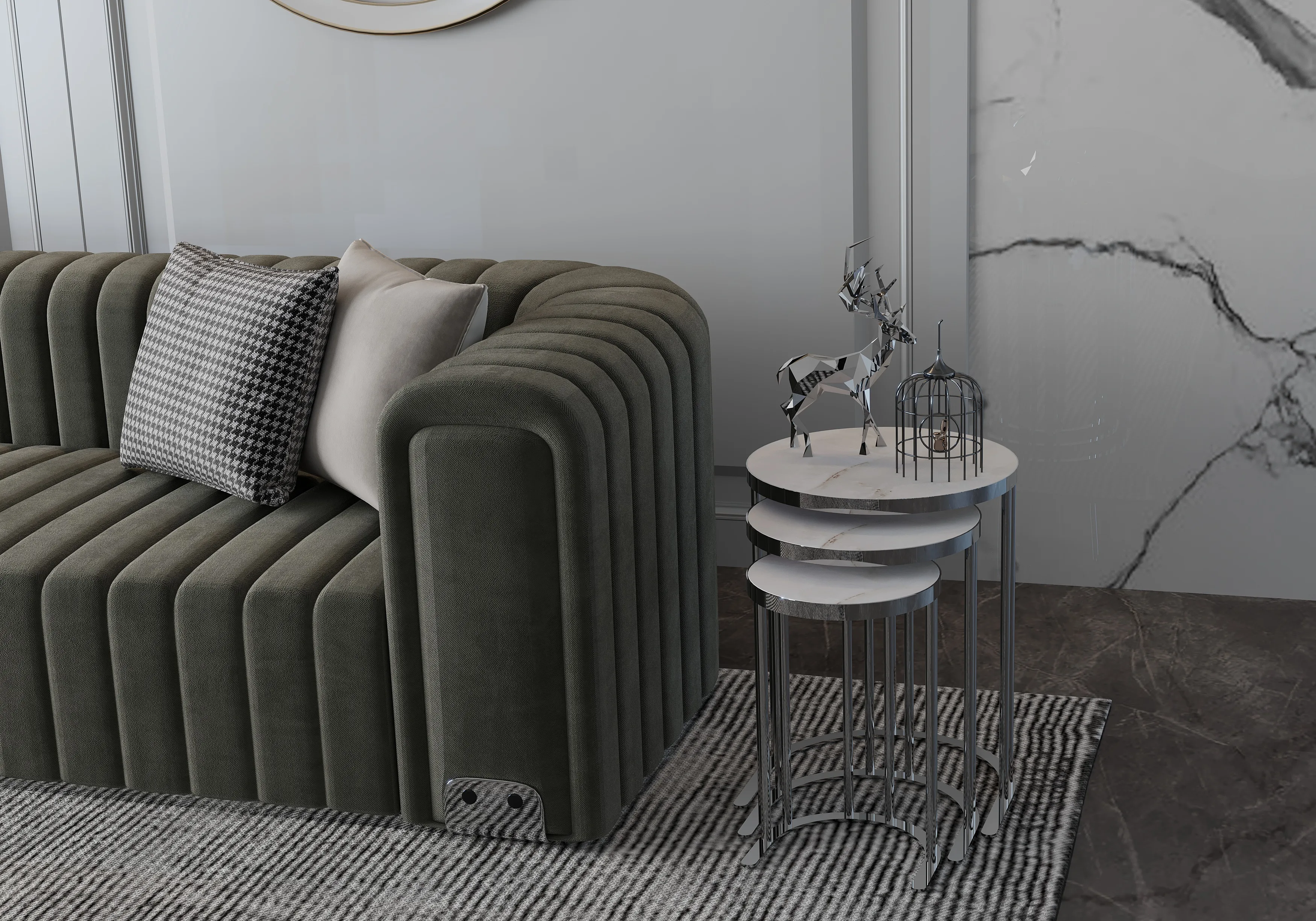 College Park Nesting Side Tables – side table detail view 7 | Ferozzi