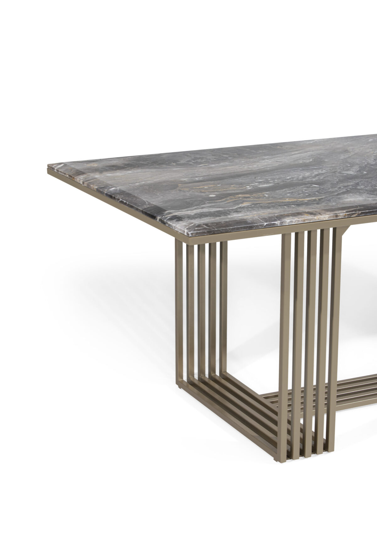 Crimson Marble Dining Table – dining table detail view 2 | Ferozzi