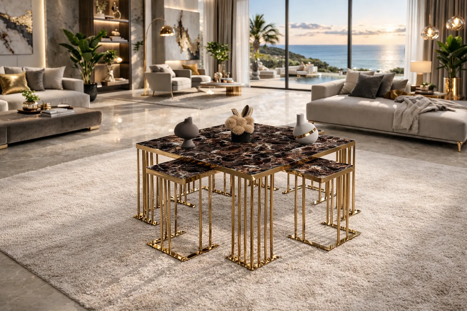 Dunwoody Coffee Table Set – coffee table detail view 9 | Ferozzi
