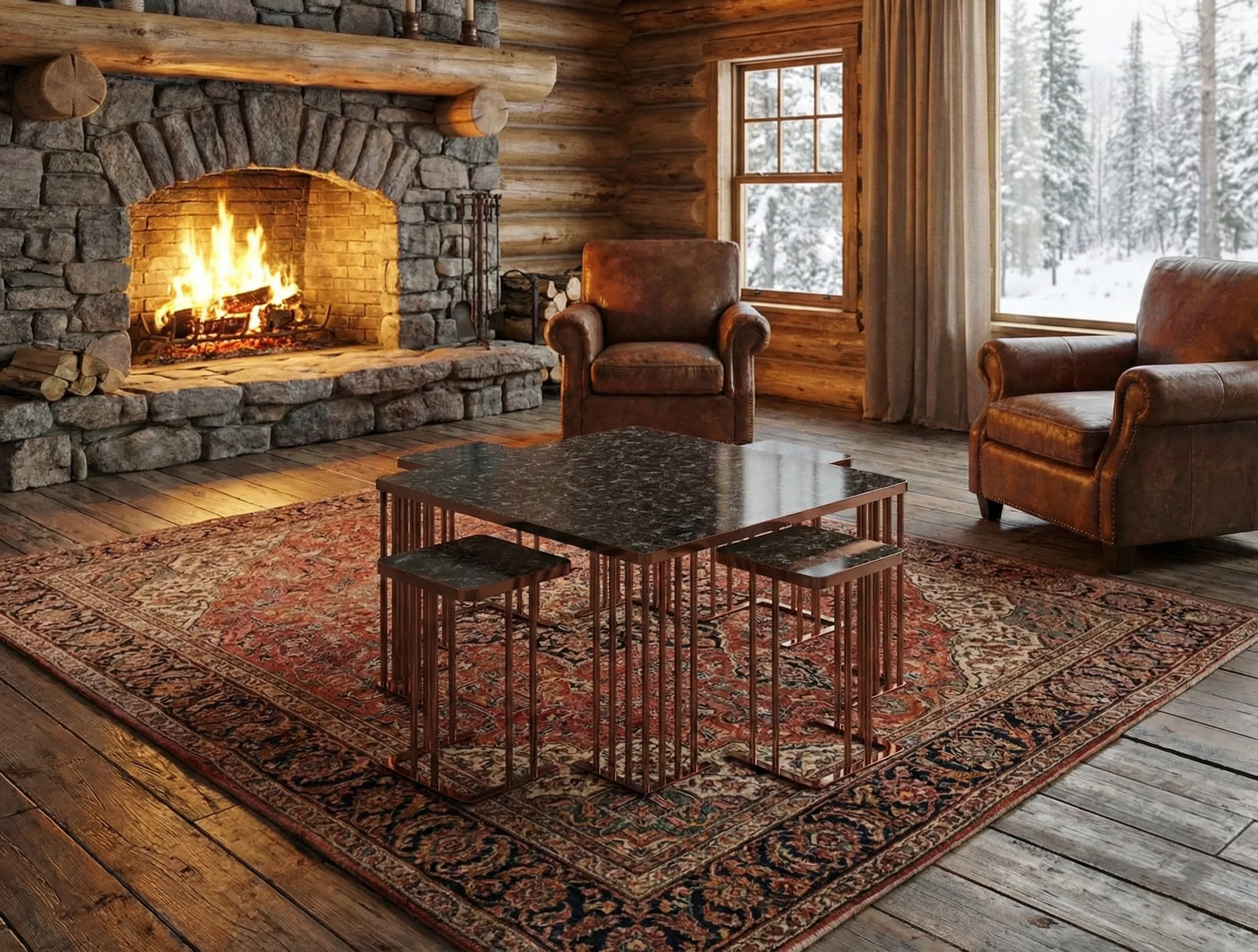 Dunwoody Coffee Table Set – coffee table detail view 14 | Ferozzi