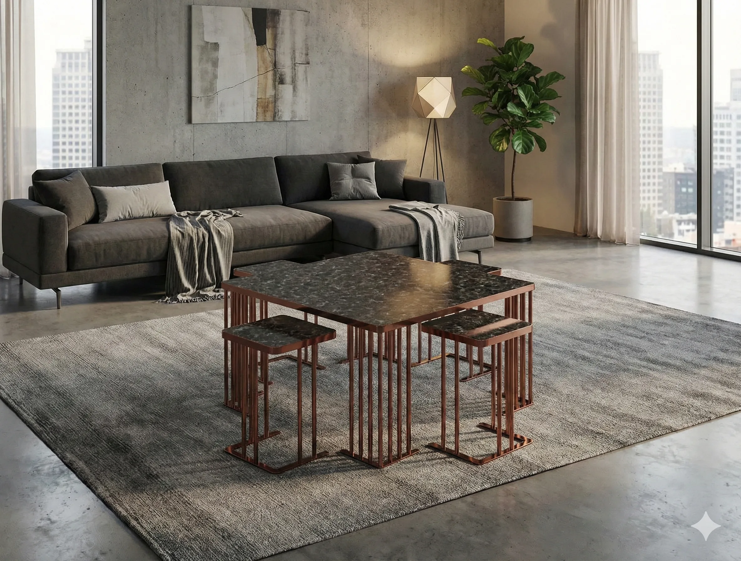 Dunwoody Coffee Table Set – coffee table detail view 15 | Ferozzi