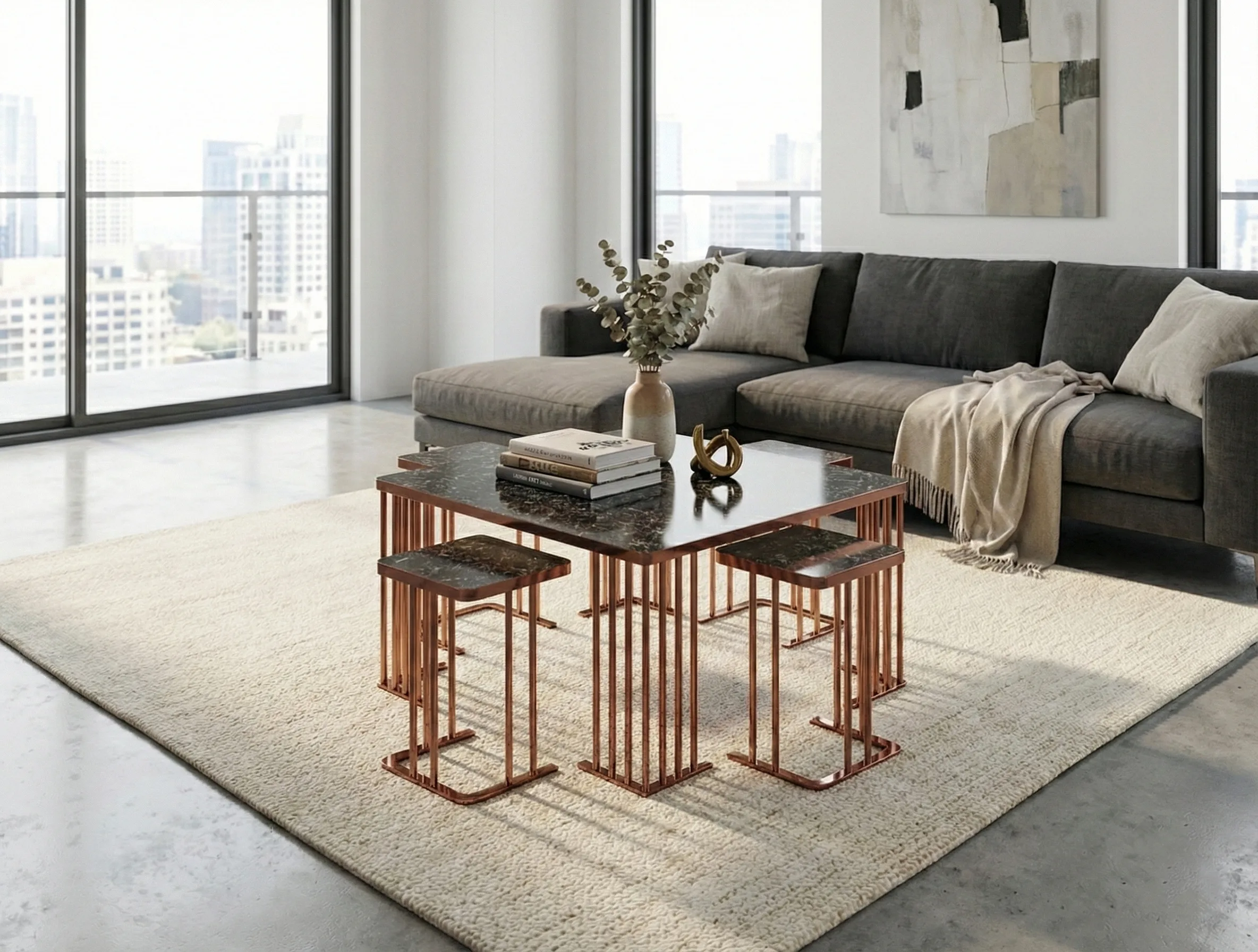 Dunwoody Coffee Table Set – coffee table detail view 16 | Ferozzi