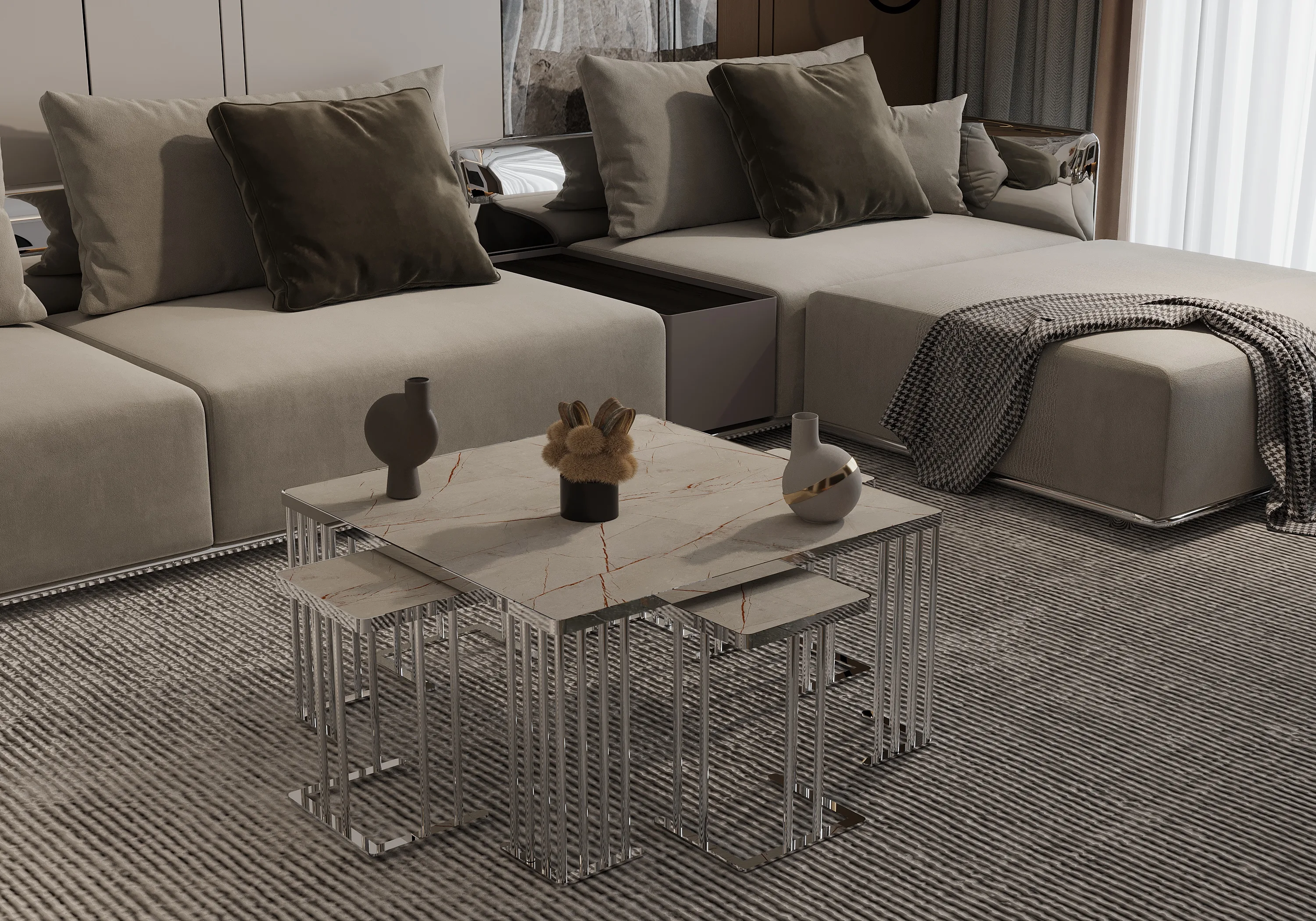 Dunwoody Coffee Table Set – coffee table detail view 21 | Ferozzi