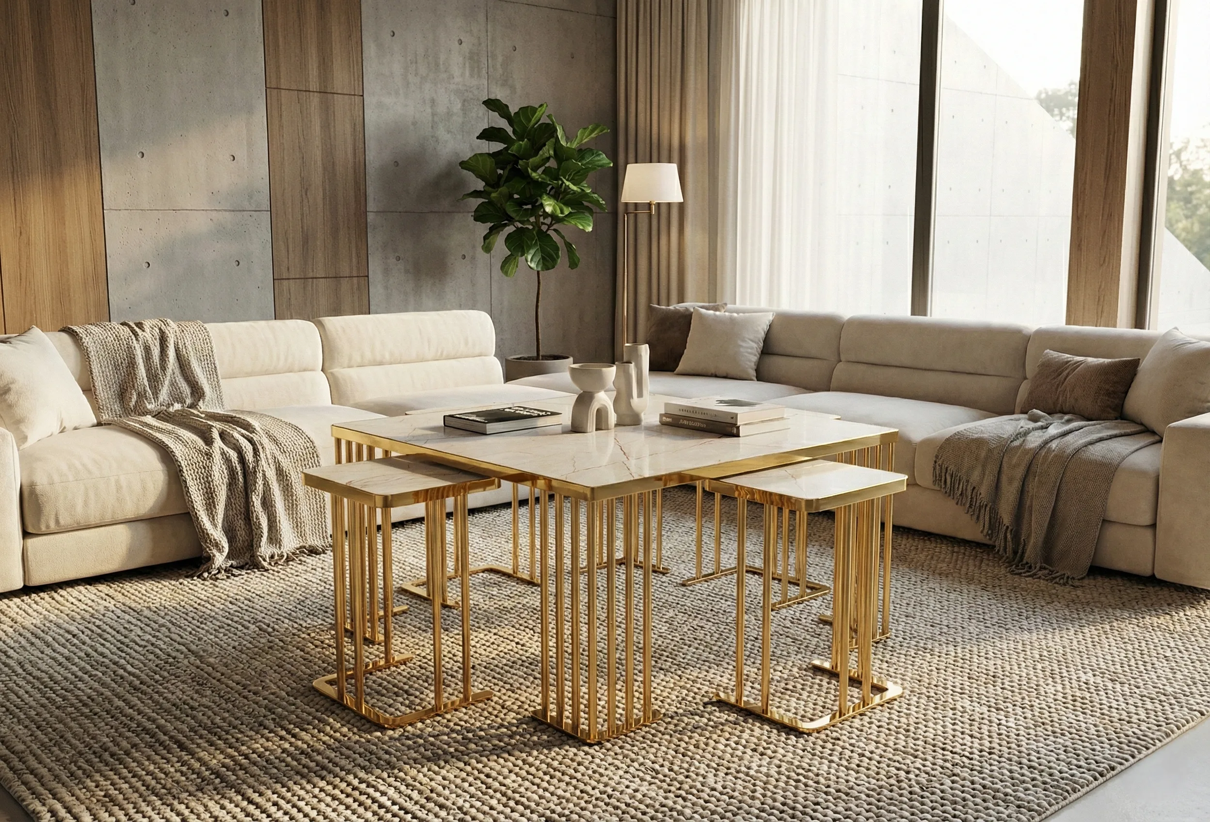Dunwoody Coffee Table Set – coffee table detail view 18 | Ferozzi