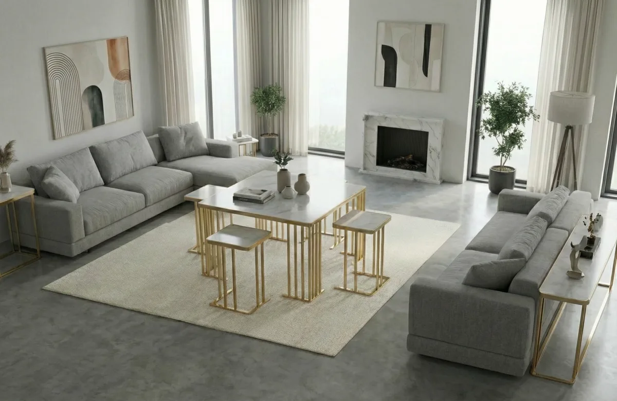 Dunwoody Coffee Table Set – coffee table detail view 28 | Ferozzi