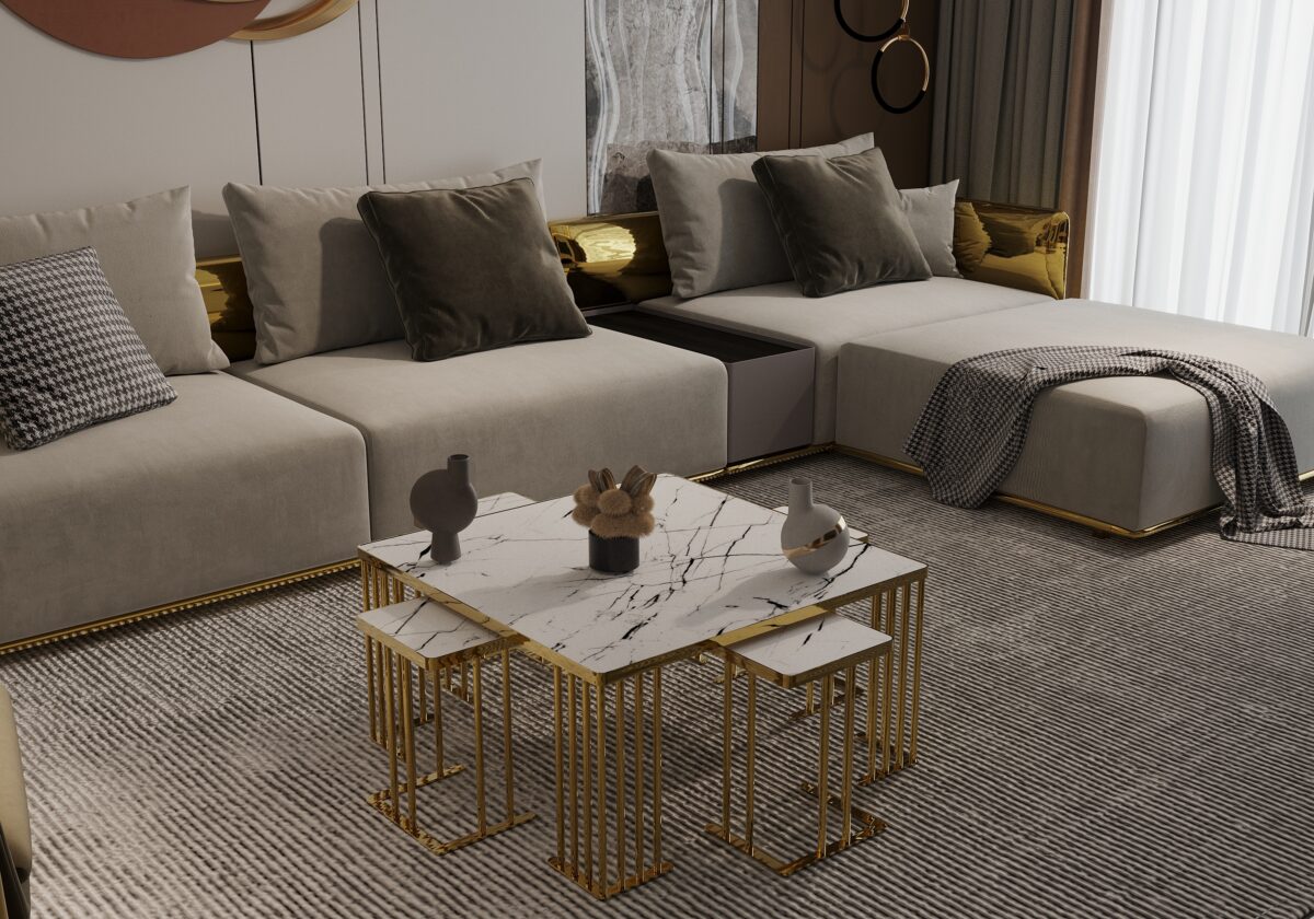 Dunwoody Coffee Table Set – coffee table detail view 2 | Ferozzi