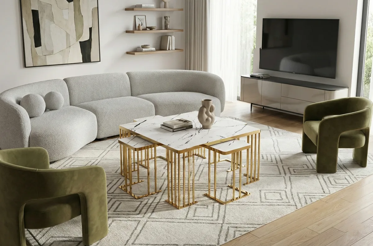 Dunwoody Coffee Table Set – coffee table detail view 3 | Ferozzi