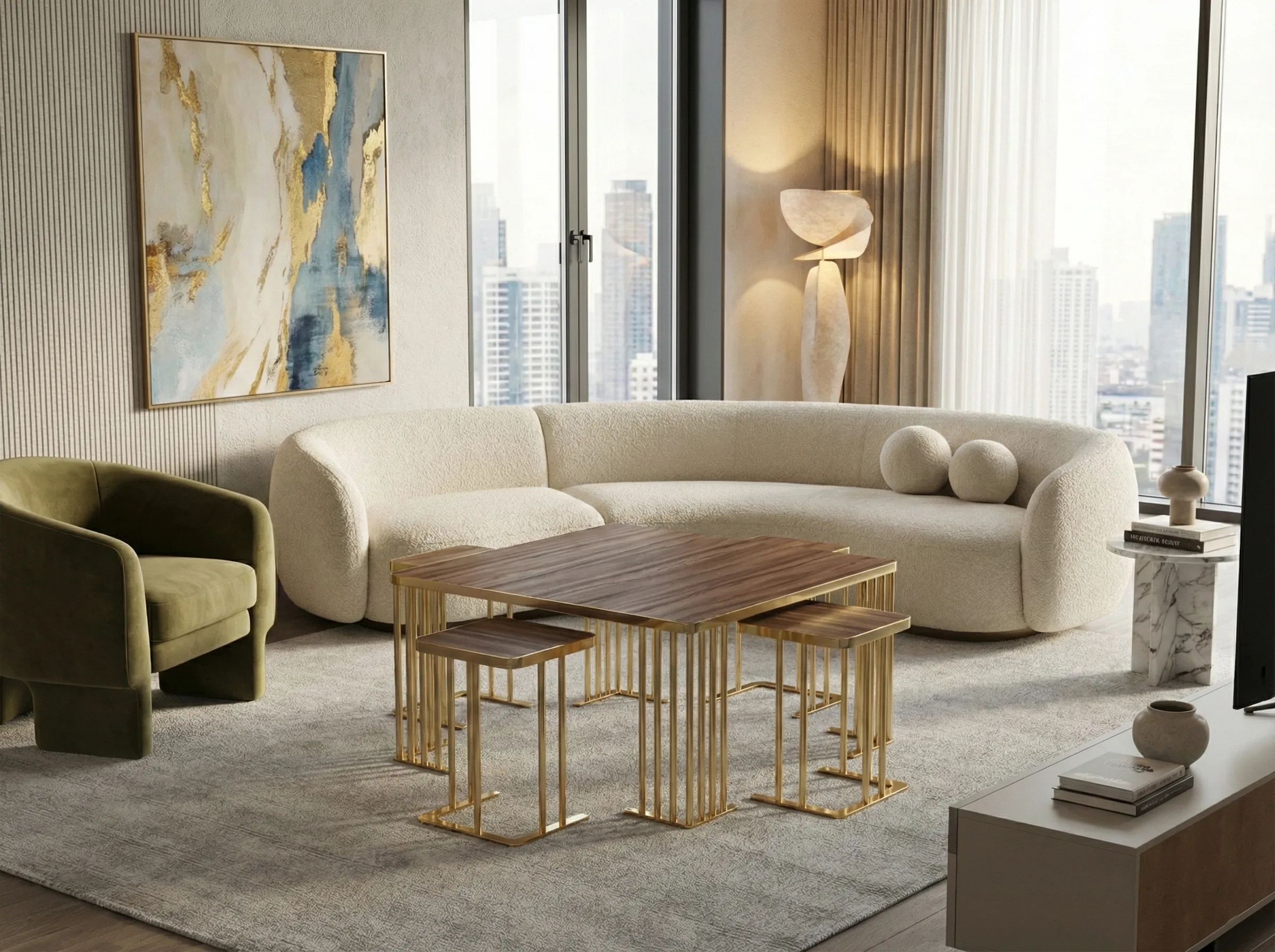 Dunwoody Coffee Table Set – coffee table detail view 31 | Ferozzi