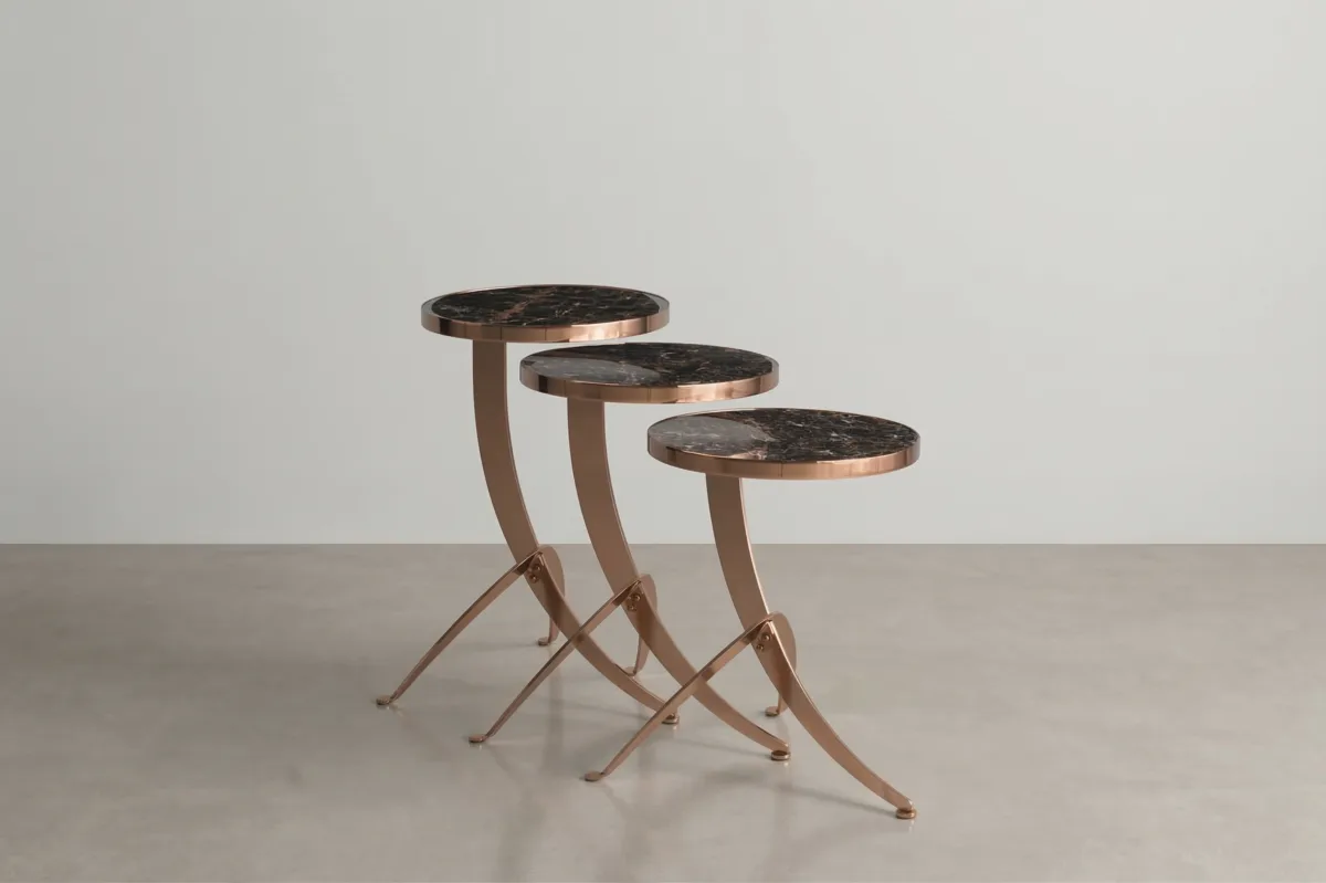 Fairburn Nesting Side Tables – side table detail view 12 | Ferozzi