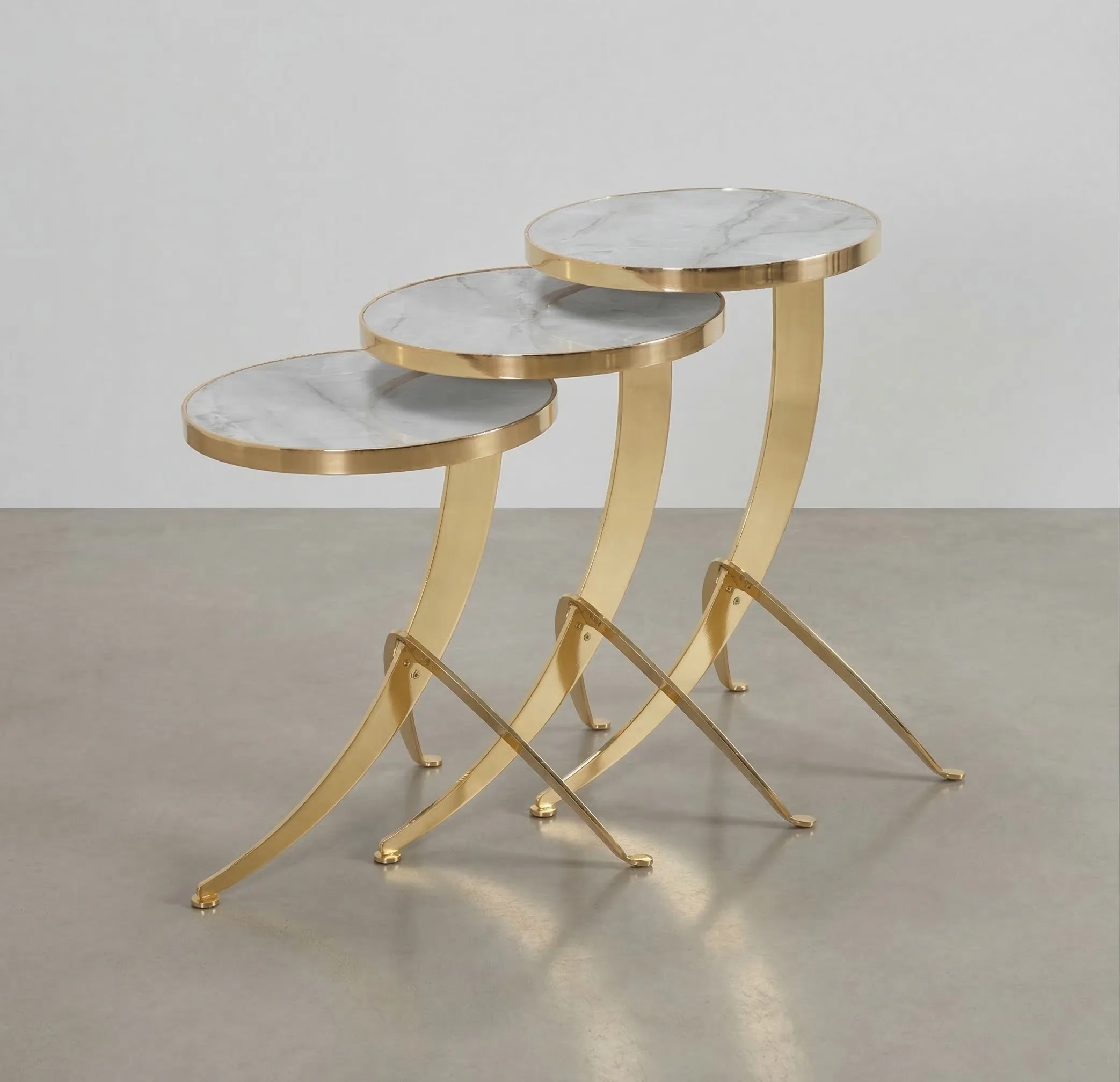 Fairburn Nesting Side Tables – side table detail view 4 | Ferozzi